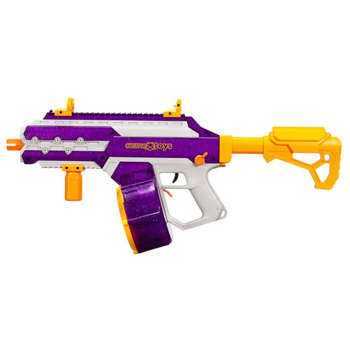 Arma de Gel Automática Roxa + 10.000 bolinhas de gel